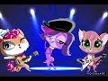 Littlest Pet Shop Zoe Stands With Sugar Sprinkles And Strum Basso While Sesame Street 4135 Ending