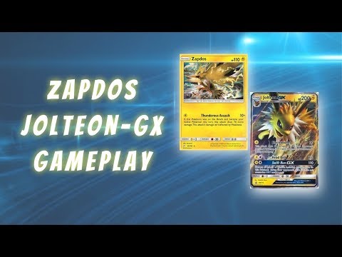 Zapdos/Jolteon-GX Gameplay | Pokemon TCG Online