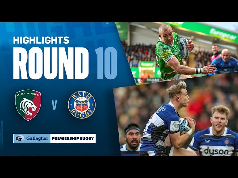 Leicester v Bath - HIGHLIGHTS | Closing 2023 With A Bang! | Gallagher Premiership 2023/24