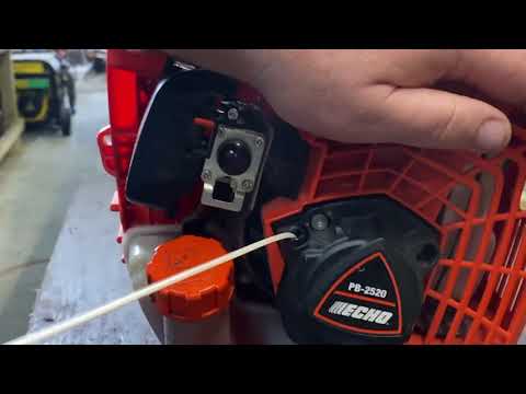 Echo carburetor adjustment on Echo PB 2520 handheld blower