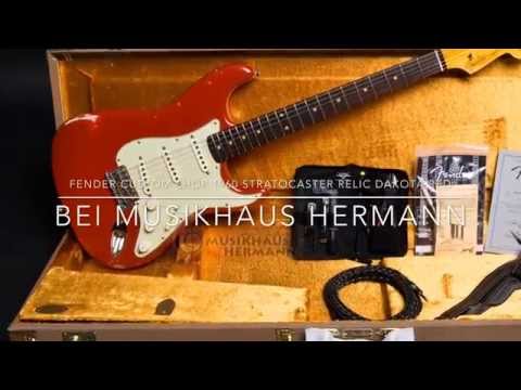 Fender Custom Shop 1960 Stratocaster 60er Relic - Dakota Red