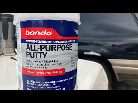 All Purpose Bondo For Cars / how to use Bondo / metal repair