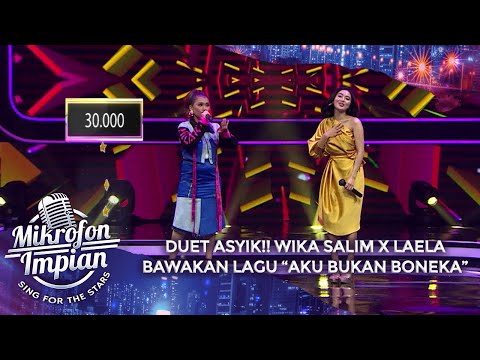 ASYIK BANGET!! Wika Salim feat Laela - [AKU BUKAN BONEKA] | Mikrofon Impian GTV