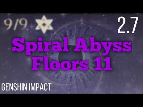 Spiral Abyss Floors 11 Full Stars - Genshin Impact 2.7