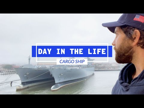 A Day In The Life Of A Cargo Ship Deck Officer | Life At Sea