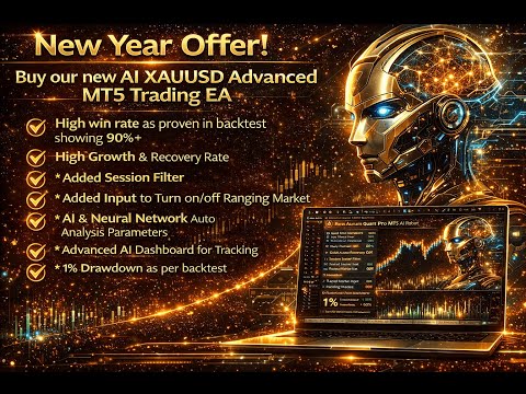 Video Gold Aurum Quant Pro MT5 AI Robot