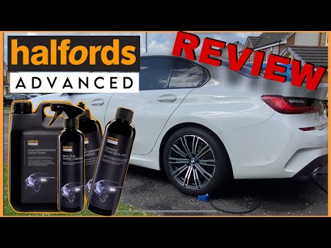HALFORDS NEW ADVANCED CAR CLEANING RANGE REVIEW WASH AND PROTECT