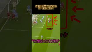 デザインされたコーナーキック!! #サッカー #2ch #リバプール #マンチェスターシティー
