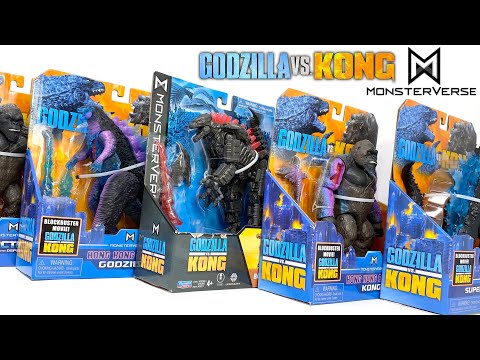 Godzilla VS Kong EXTRAVAGANZA! 5 New Figure Reviews INCLUDING Monsterverse MECHAGODZILLA