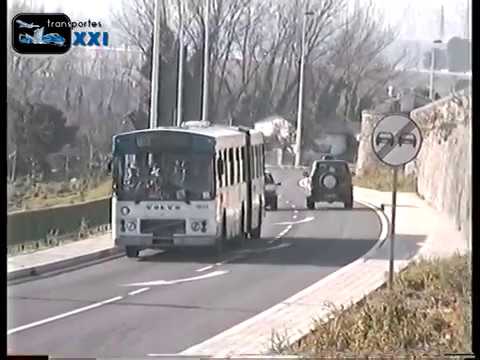 Ultimos dias dos autocarros articulados Volvo B10M da STCP no Porto