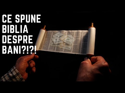Banii si Biblia | Ce spune Biblia despre bani? | Cum vede Dumnezeu banii?