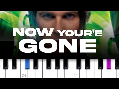 Basshunter - Now You're Gone  (piano tutorial)