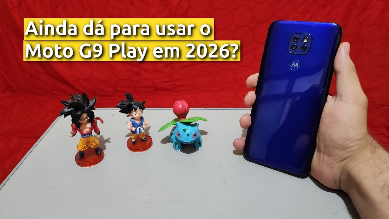 Miniatura da avaliação em vídeo de Smartphone Motorola Moto G9 Play 64GB 4GB RAM