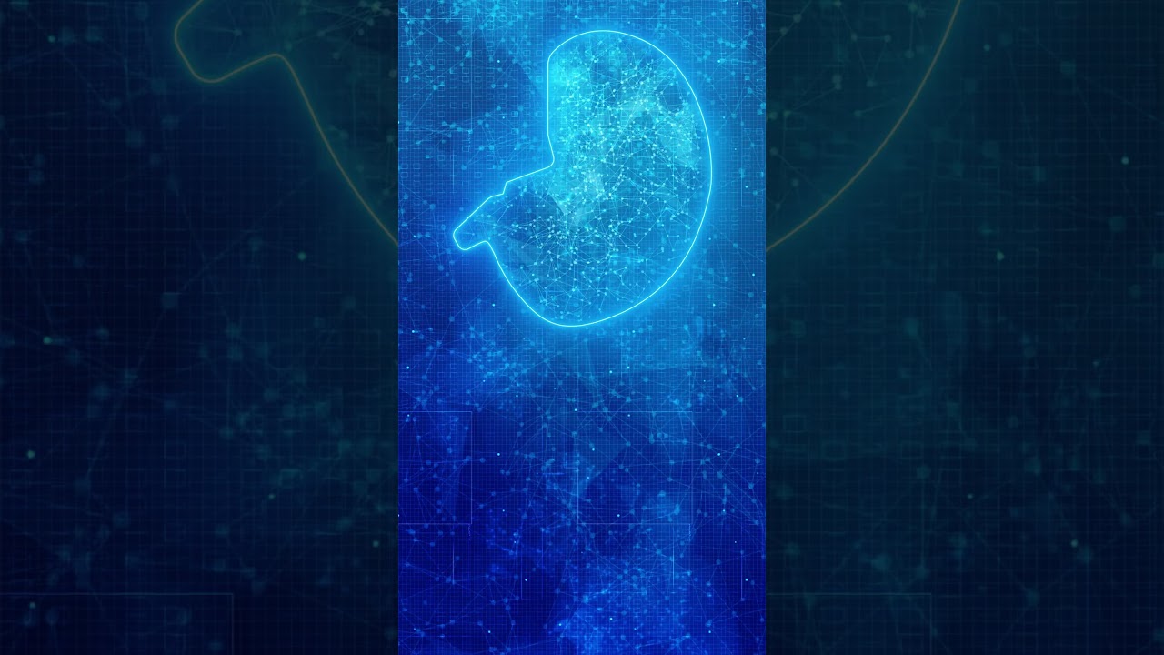 #4K #Technology #Artificial #intelligence AI brain Loop animation digital data concept.