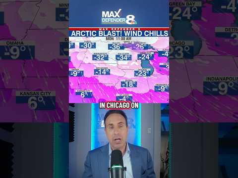 Extreme #weather with wind chills to -40°F in the Midwest! #freeze #cold #florida