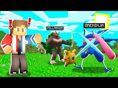 MY FIRST EVER POKEMON BATTLE! - Minecraft Pixelmon Generations Mod
