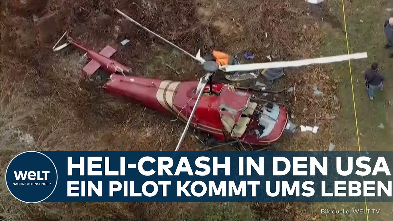 USA: Heli-Unglück mit zwei Hubschraubern – Ein Pilot kommt ums Leben