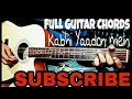 Kabhi Yaadon Me | Full Guitar Chords | Best Picking style | Cover | Arijit Singh, Palak Muchhal |