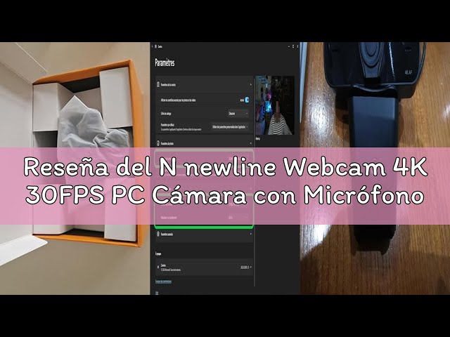 Vídeo relacionado con N newline Webcam 4K 30FPS PC Cámara con Micrófono con Sensor Sony, New Upgraded Autofocus, Corrección de Luz, USB Full HD Webcam para Mac portátil Skype Streaming Oficina en casa Juegos