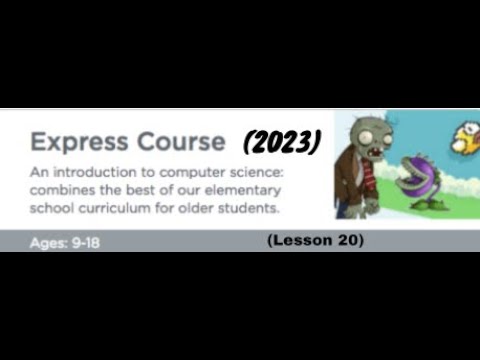 Code.org | Express Course | 2023 | Functions in Minecraft | Lesson 20 | Part 2 | Muhammad Ali