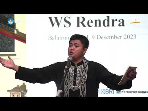 JUARA 1 FLS2N BACA PUISI TINGKAT NASIONAL - SAGU AMBON KARYA WS RENDRA