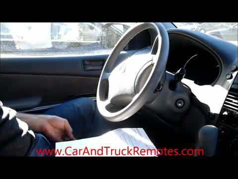 Toyota Sienna How to program keyless entry remote control ,security