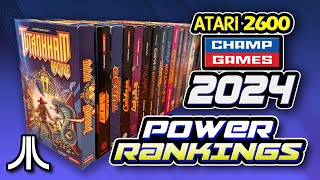 Champ Games 2024 Homebrew GAME RANKINGS for the ATARI 2600!