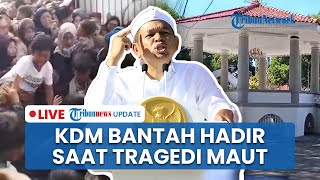 LIVE: Dedi Mulyadi Bantah Klaim Hadir di Lokasi Tragedi Maut Pesta Pernikahan Putranya di Garut