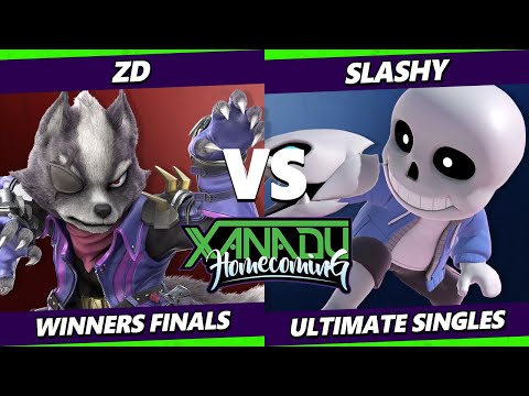 Xanadu Homecoming Winners Finals - ZD (Wolf, Fox) Vs. SLASHY (Mii Brawler) Smash Ultimate - SSBU