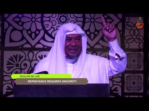 Repentance requires Sincerity - Shaykh Abdennasser Abdurahman (Tausug)