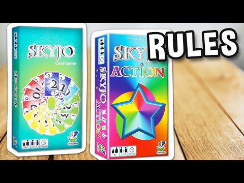 How to play SKYJO CARD GAME (official rules, instructions and gameplay) | boardgamesTV Basic Action
