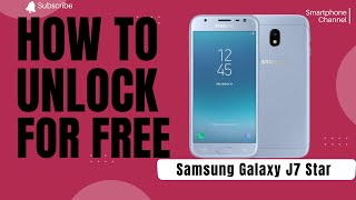 How to unlock Samsung Galaxy J7 Star with Code by IMEI