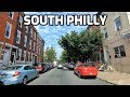 Driving in South Philadelphia from S Christoper Columbus Blvd to S 9th and Wharton St