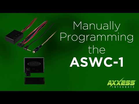 Axxess ASWC-1 Tech Tip - How to Manually Program