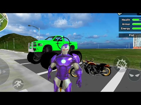 Iron Rope Hero- Strange Gangster Vegas #2 | Ironman City Fighting - Android GamePlay HD