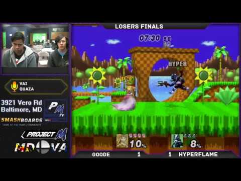 Project M @ Xanadu 11/21/16 Losers Finals - Goode (Zelda) vs Hyperflame (Wolf)