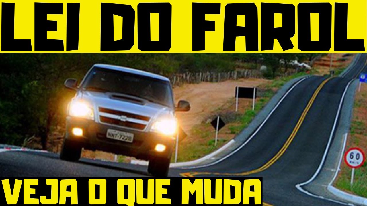 NOVA LEI DO FAROL PODE CONFUNDIR MOTORISTAS. VEJA O QUE MUDA
