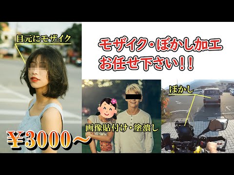 その面倒な「モザイク処理」私がします イメージ1
