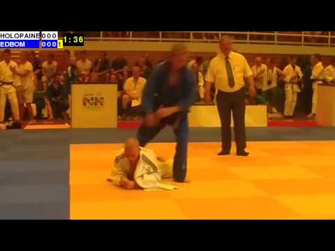 Judo Nordic Championships 2014: M21-73: HOLOPAINEN - EDBOM