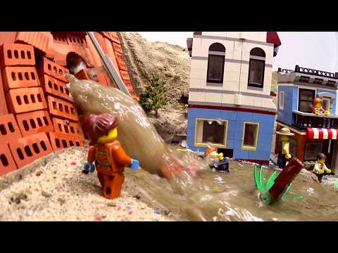 TOP LEGO DAM BREACH VIDEOS - MINI BRICK DAM FAILURE VS LEGO CITY EXPERIMENTS