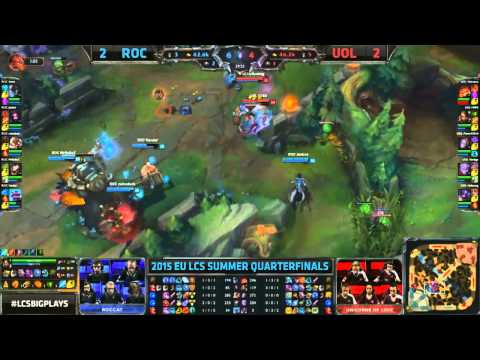 LCS EU 2015 Summer Quarterfinals UOL VS ROC GAME 5 highlight