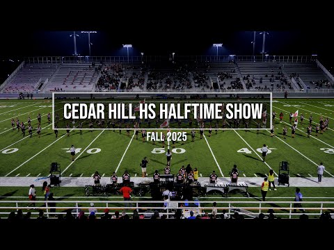 Cedar Hill HS Red Army Band - Halftime Show - vs Skyline - 2025