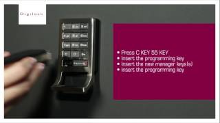 How to add Manager Keys to a Digilock Keypad lock
