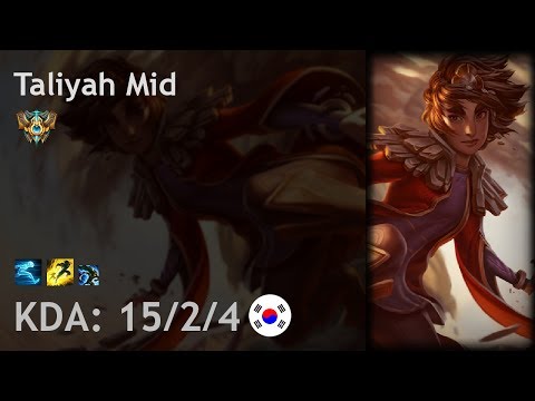 Taliyah Mid vs Fizz - KR Challenger Patch 7.10