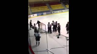 preview picture of video 'Midget hockey - Baie verte vs Lake Melville brawl 2012'