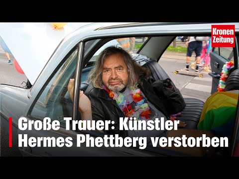 Große Trauer: Künstler Hermes Phettberg verstorben | krone.tv NEWS