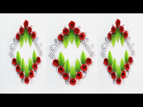 How To Make Paper Wall Hanging_wall hanging with paper by_Life Hacks 360 Video