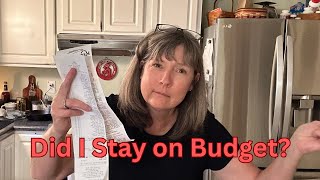 Save Money on Groceries. Did I stay on budget?// Frugal Living
