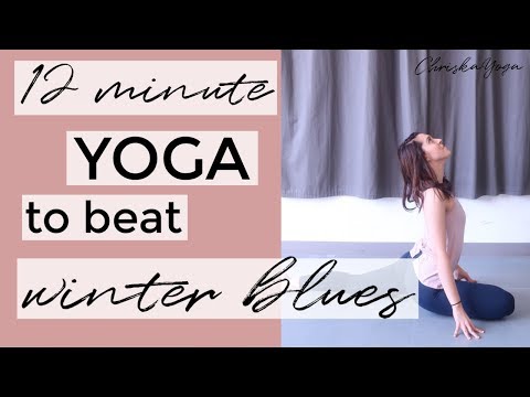 10 Min Yoga to Beat Winter Blues | Yoga to Make You Happy | ChriskaYoga