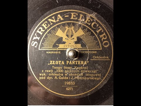 Orkiestra w obsadzie tangowej pod dyr. Artura Golda i Jerzego Petersburskiego - "Złota pantera"